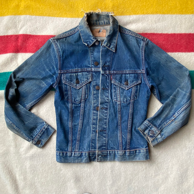 Vintage Levis Type 2 Redline Denim Jeans Jacket Medium 1990s -  in 2023