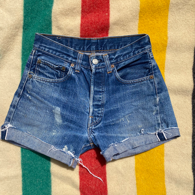 1970s Levi s 501 Redline Selvedge Cutoffs Electric Valley